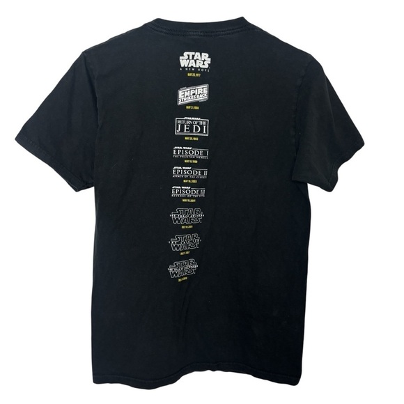 Star Wars Men's Classic Poster Logo Black T-Shirt - Picture 2 of 7